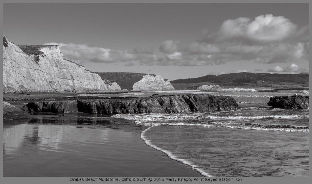 white cliffs seen at Drakes Bay, point reyes seashore