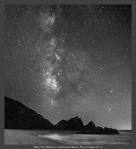 Milky Way Reflects at McClures Beach - Marty Knapp