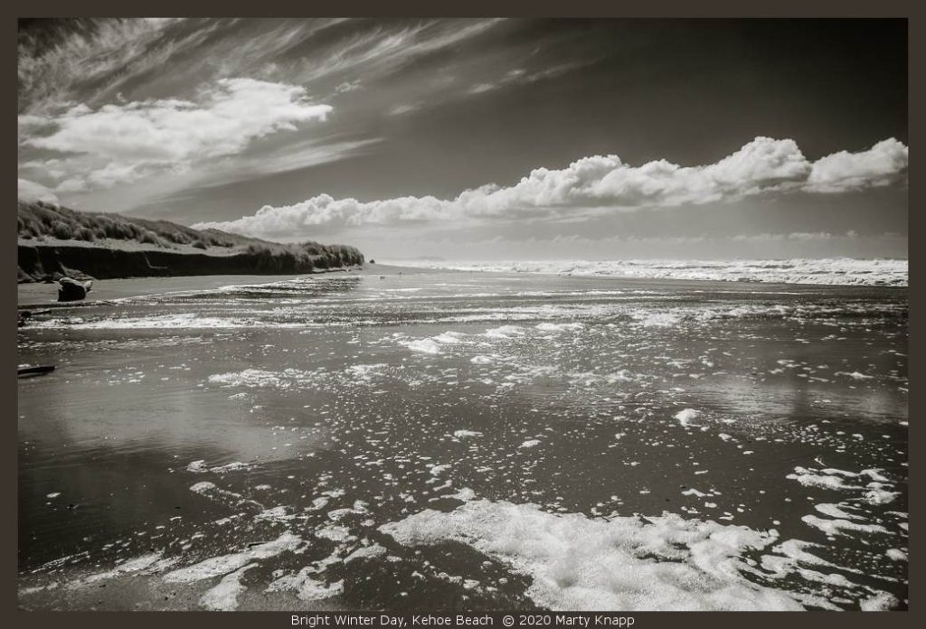 Bright Winter Day, Kehoe Beach - Marty Knapp