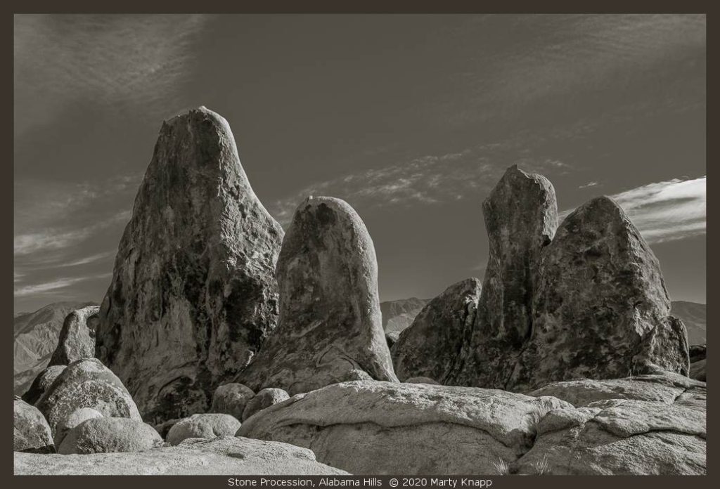 Stone Procession, Alabama Hills - Marty Knapp