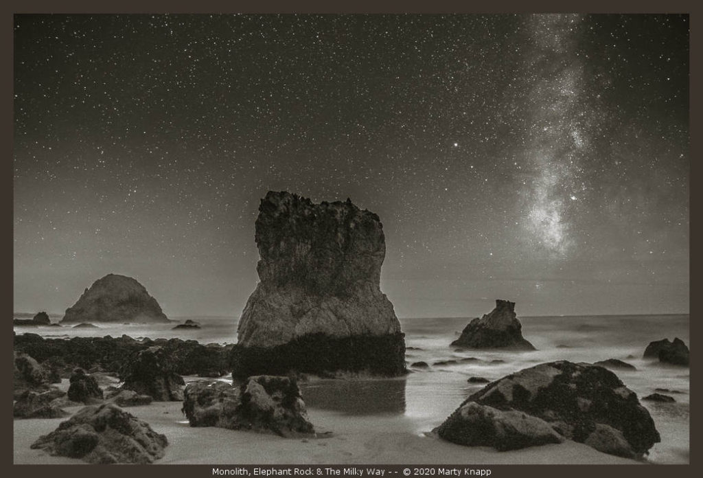 Monolith, Elephant Rock & The Milky Way - Marty Knapp