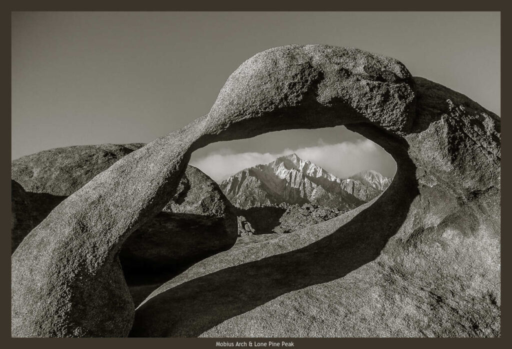 Mobius Arch & Lone Pine Peak - Marty Knapp